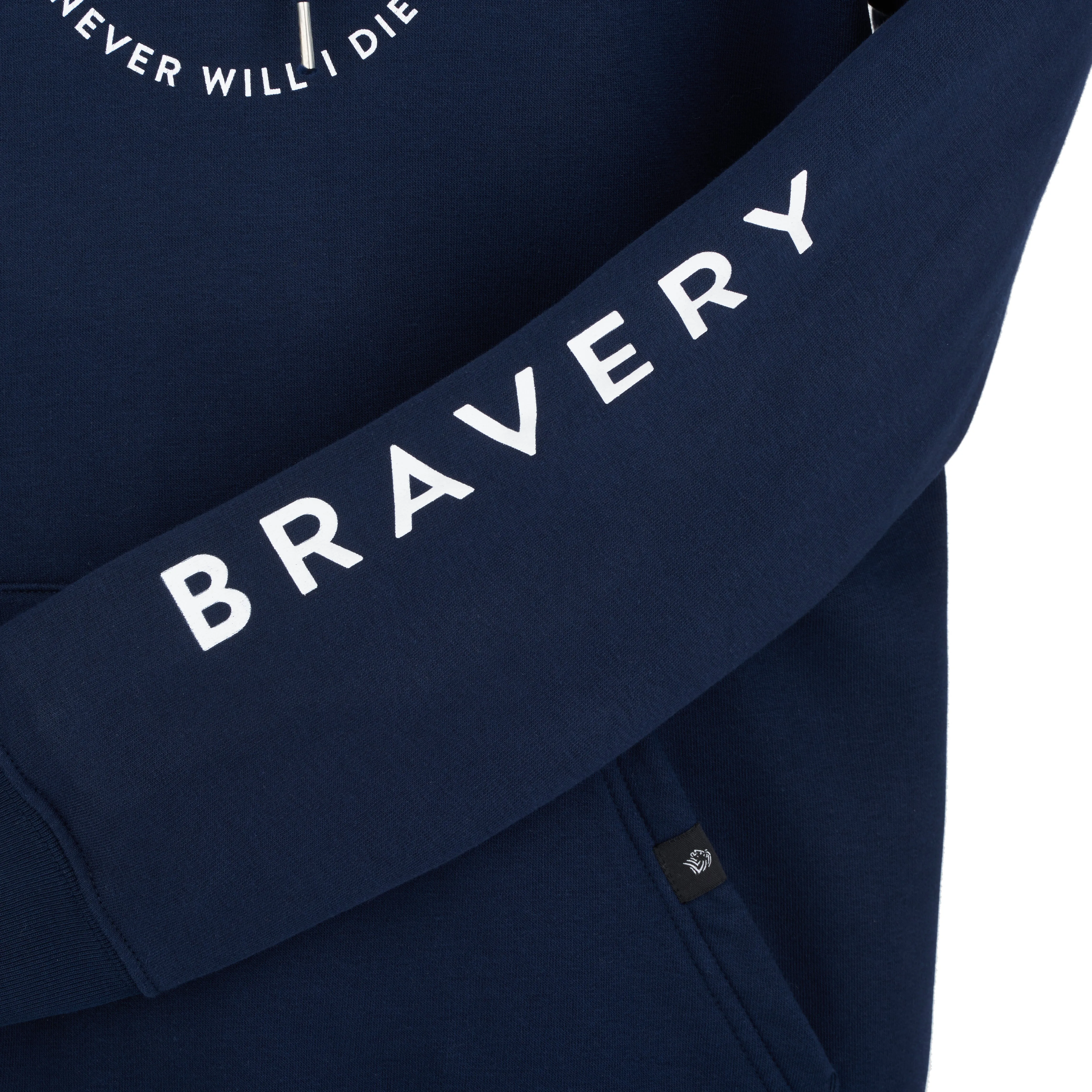 Abeyant - Mens Hoodie- Navy Blue