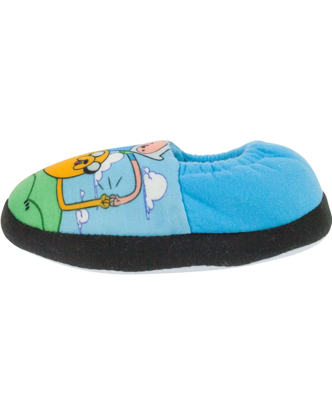 Adventure Time Finn and Jake Boy's Slippers - Blue