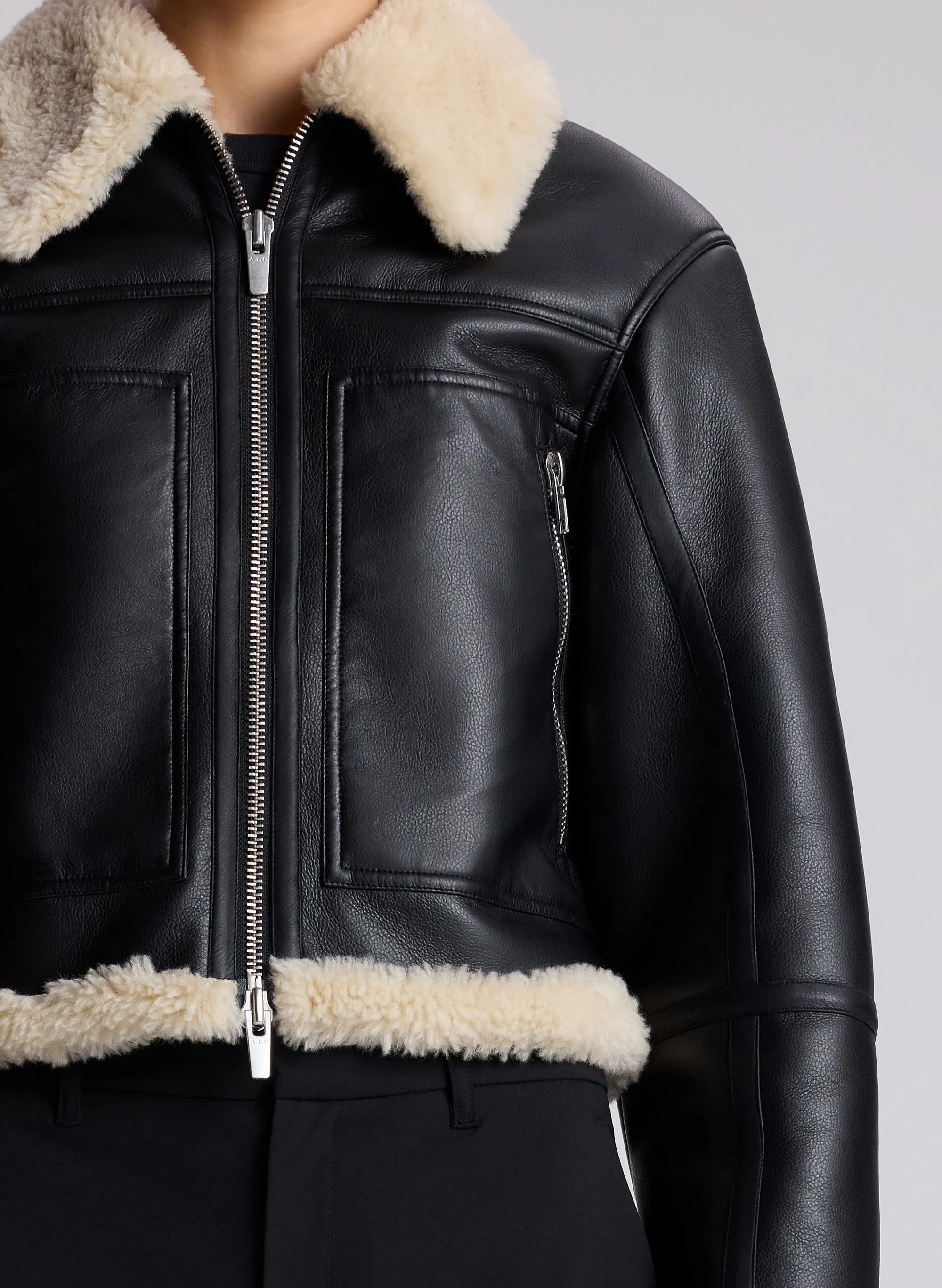 Avery Faux Shearling Jacket