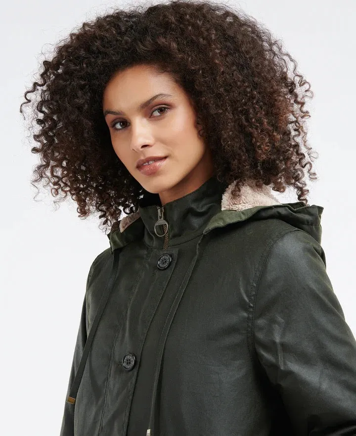 Barbour Women's Stoneleigh Wax Jaket - Olive