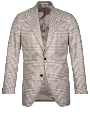 Check Jacket Beige