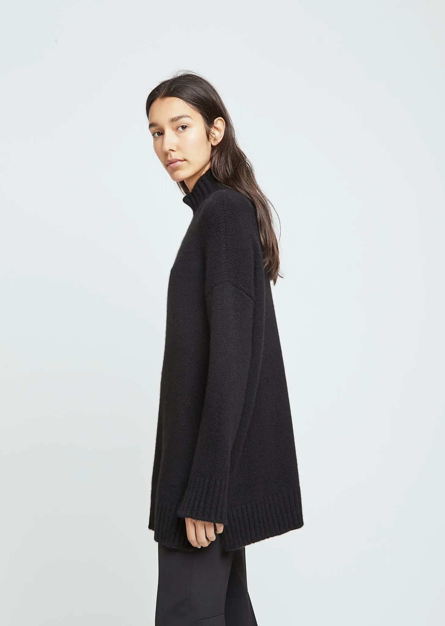 Cozy Cashmere Roll Neck Sweater