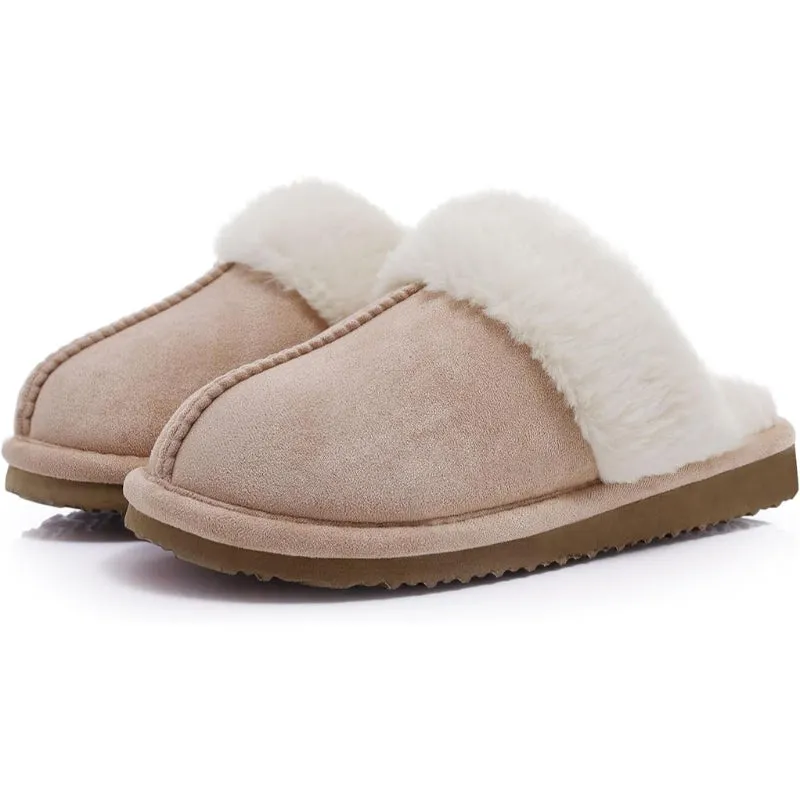 Cozy Fuzzy Memory Foam Slippers For Indoors And Outdoors