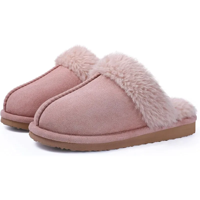 Cozy Fuzzy Memory Foam Slippers For Indoors And Outdoors