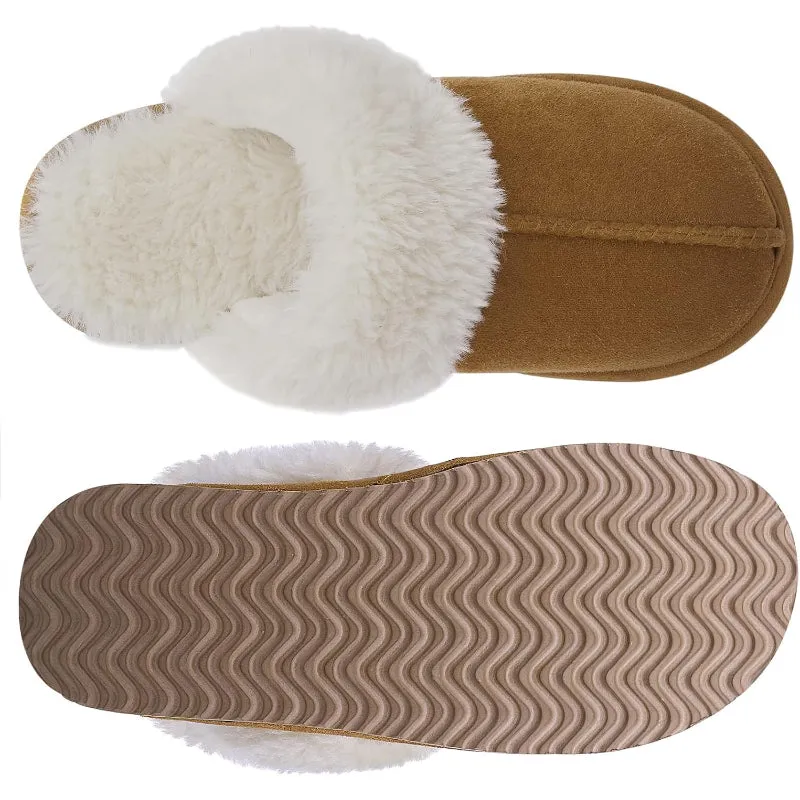 Cozy Fuzzy Memory Foam Slippers For Indoors And Outdoors