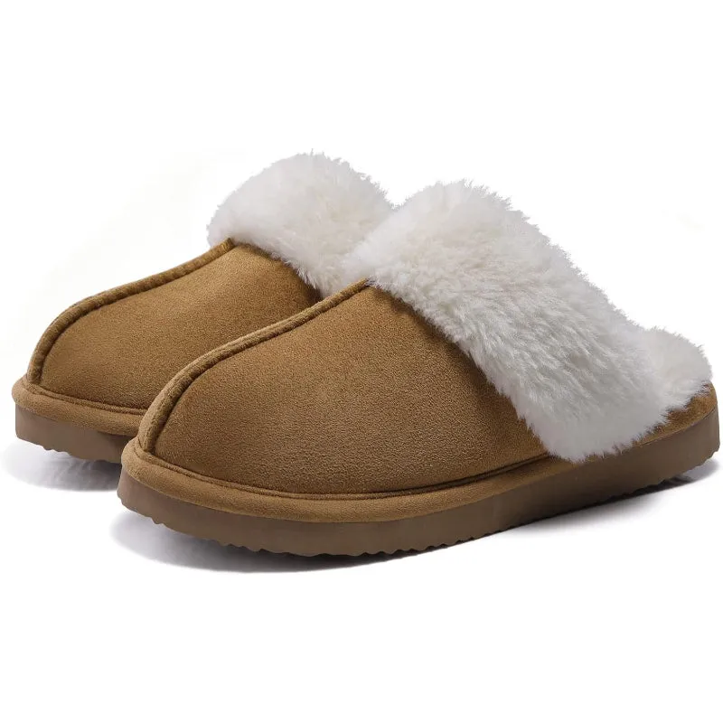 Cozy Fuzzy Memory Foam Slippers For Indoors And Outdoors