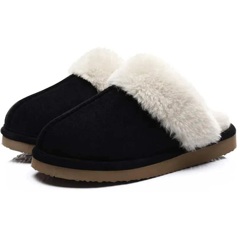 Cozy Fuzzy Memory Foam Slippers For Indoors And Outdoors