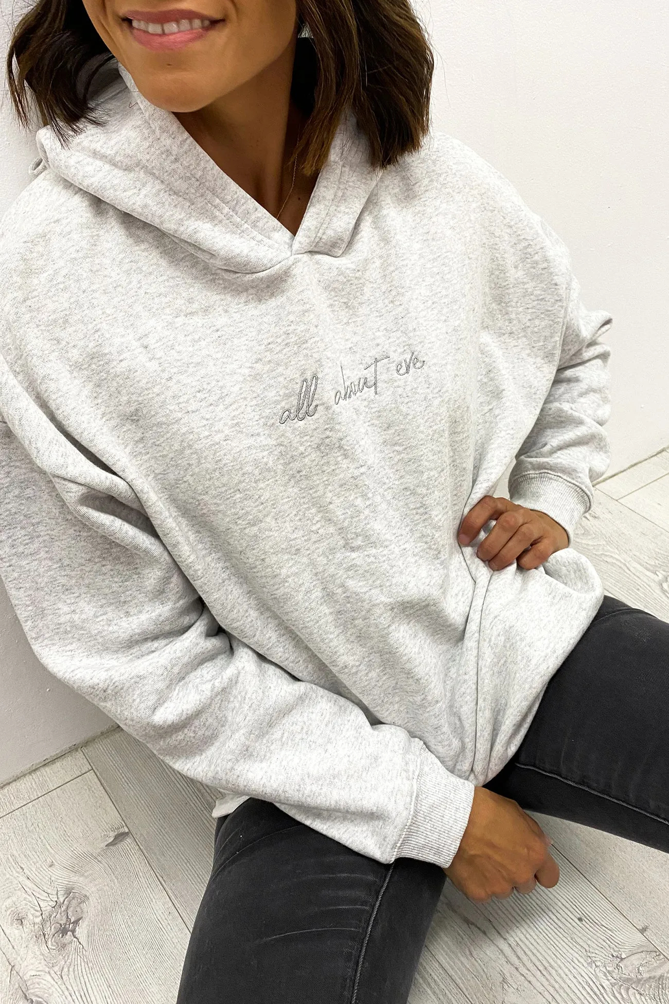 Deluxed Oversized Hoody Snow Marle