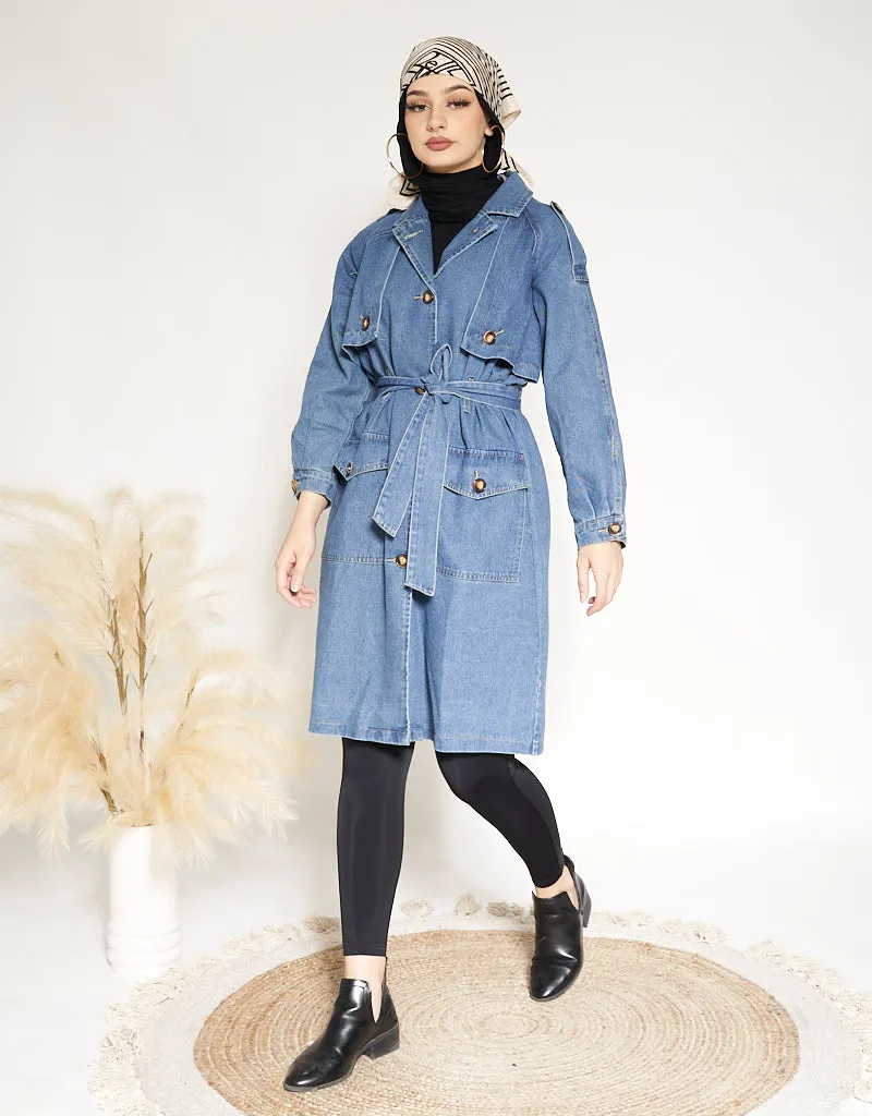 Denim Trench