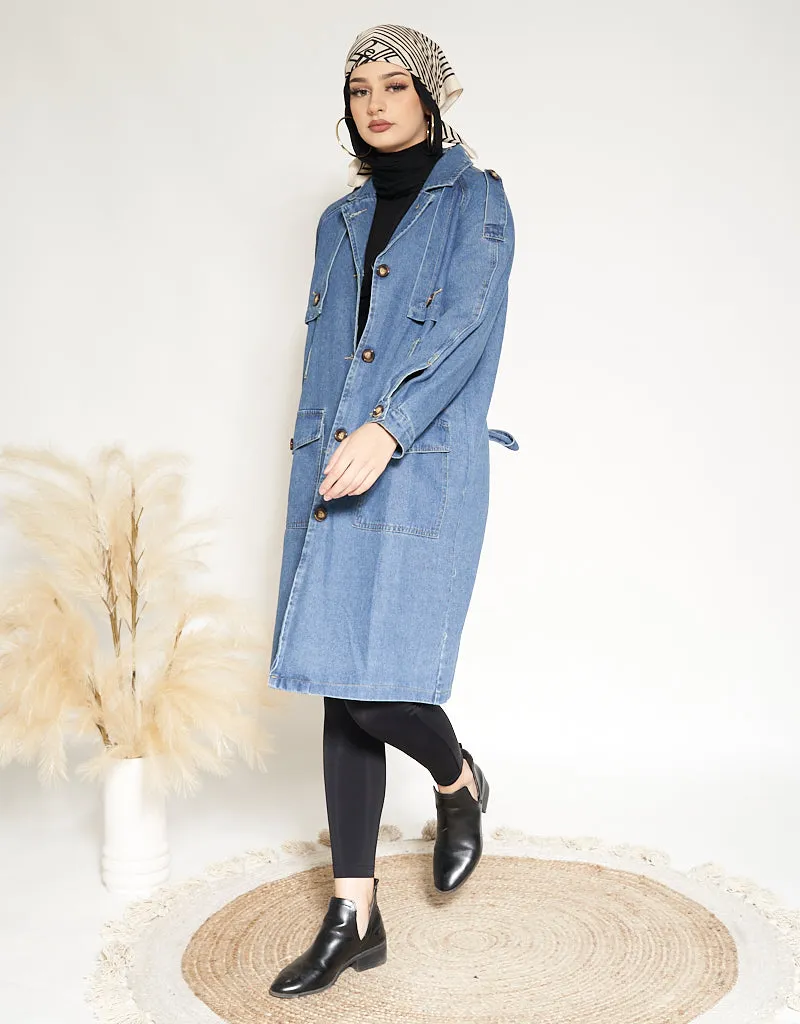 Denim Trench