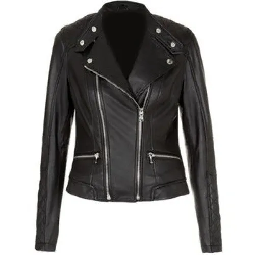 Designer Leather Jackets for Women Studd