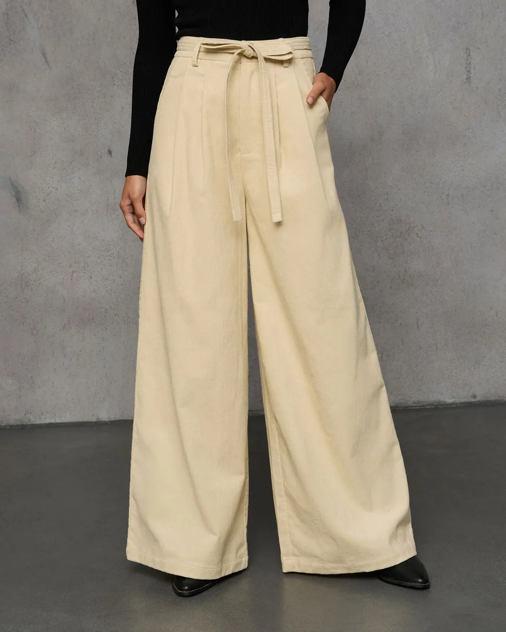 Devin Wide Leg Corduroy Trouser