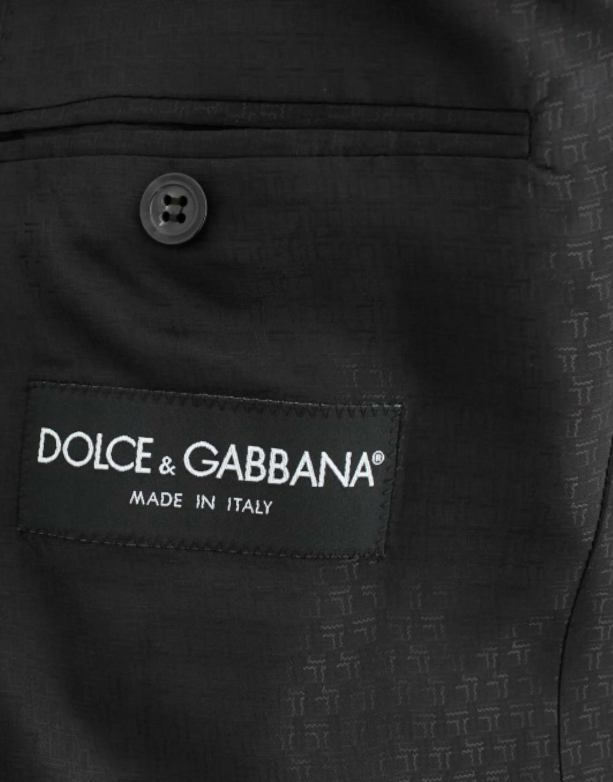 Dolce & Gabbana Brown wool slim fit blazer