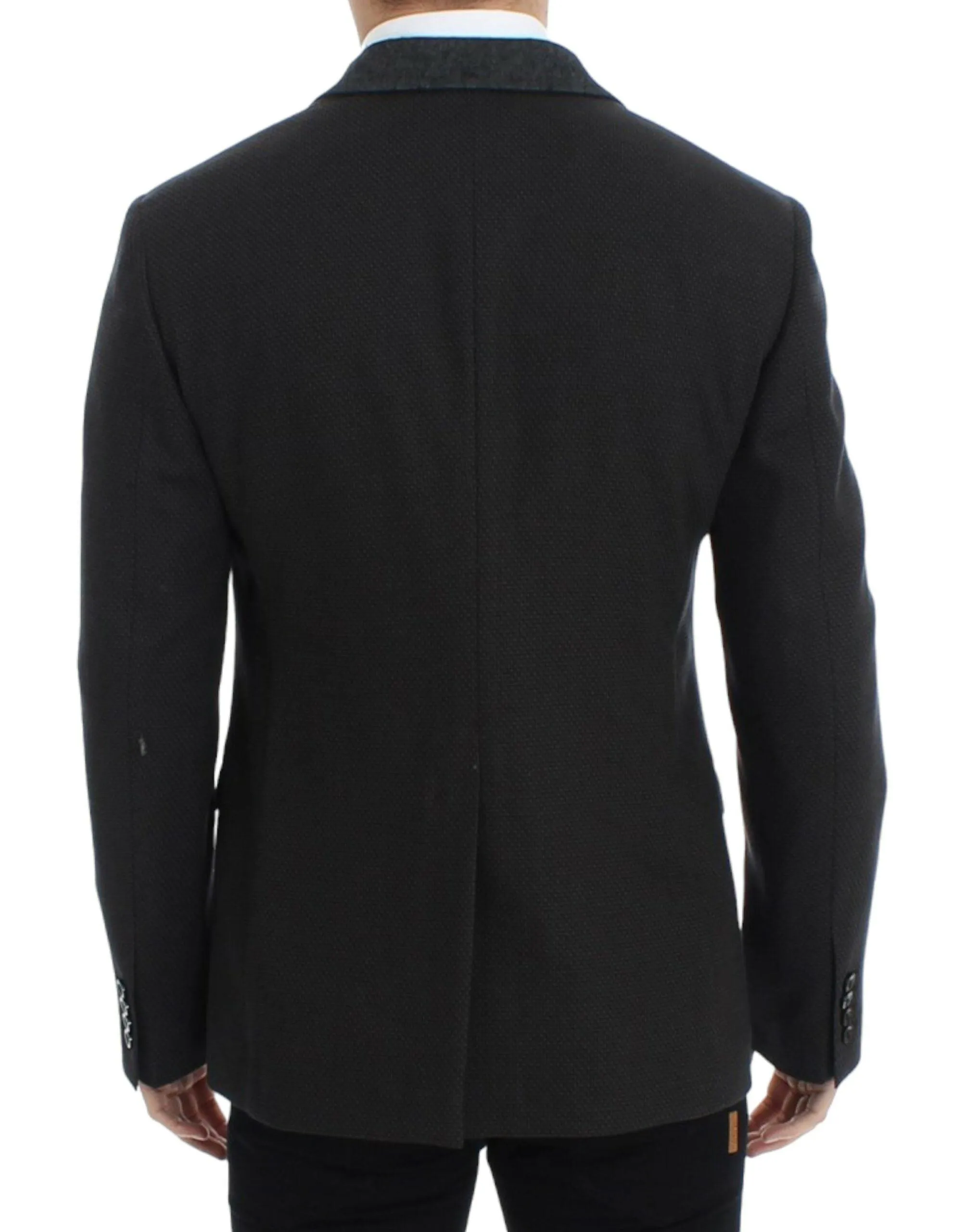 Dolce & Gabbana Brown wool slim fit blazer