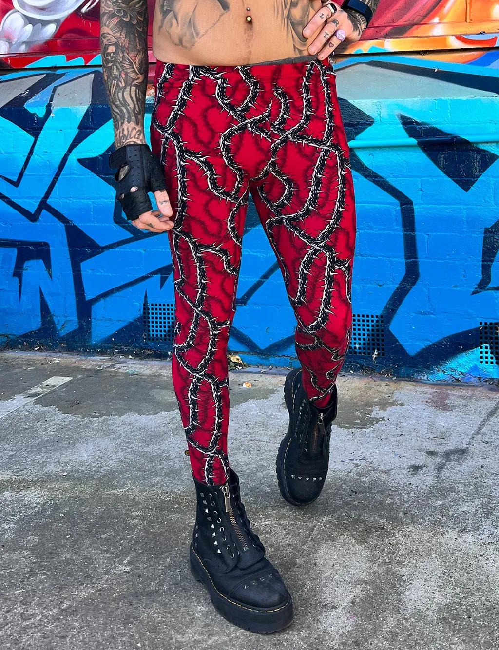 DOOF MEGGINGS - RED THORN