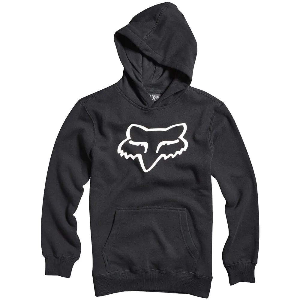 Fox Racing  Boys Black Legacy Pullover Hoodie Soft Comfy Warm Fleece Sweatshirt