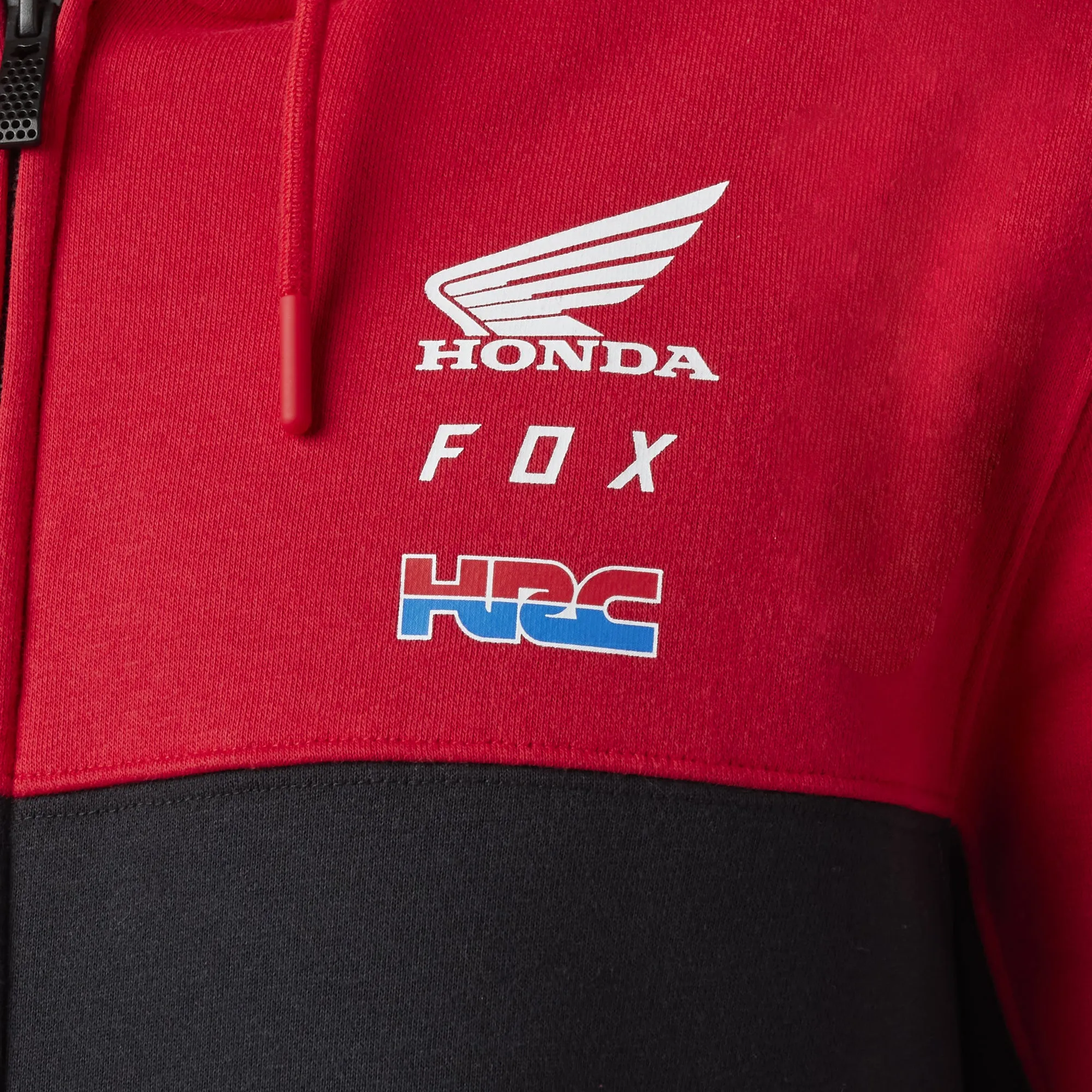 Fox Racing Honda Zip Hoodie Flame Red