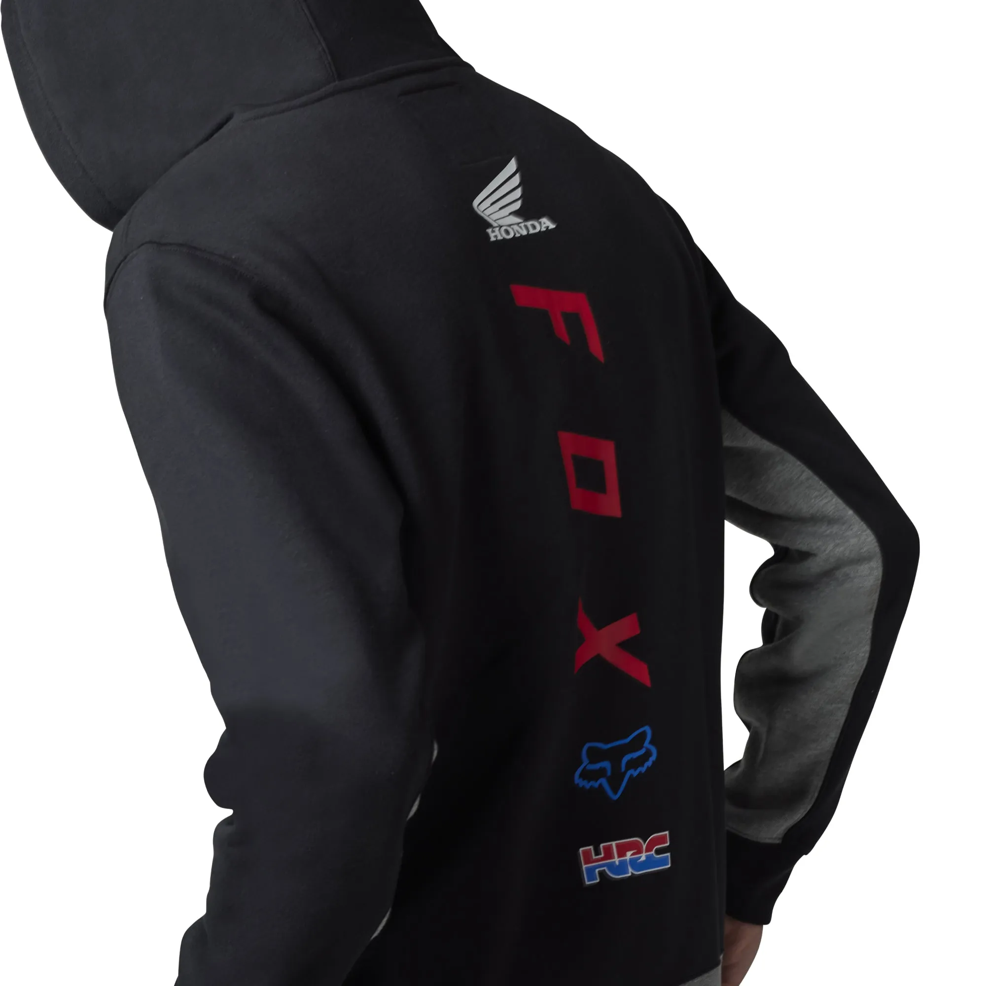 Fox Racing Honda Zip Hoodie Sweater Black