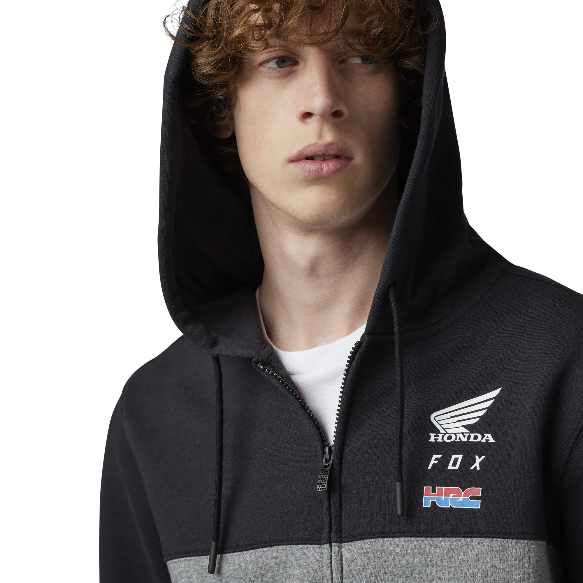 Fox Racing Honda Zip Hoodie Sweater Black