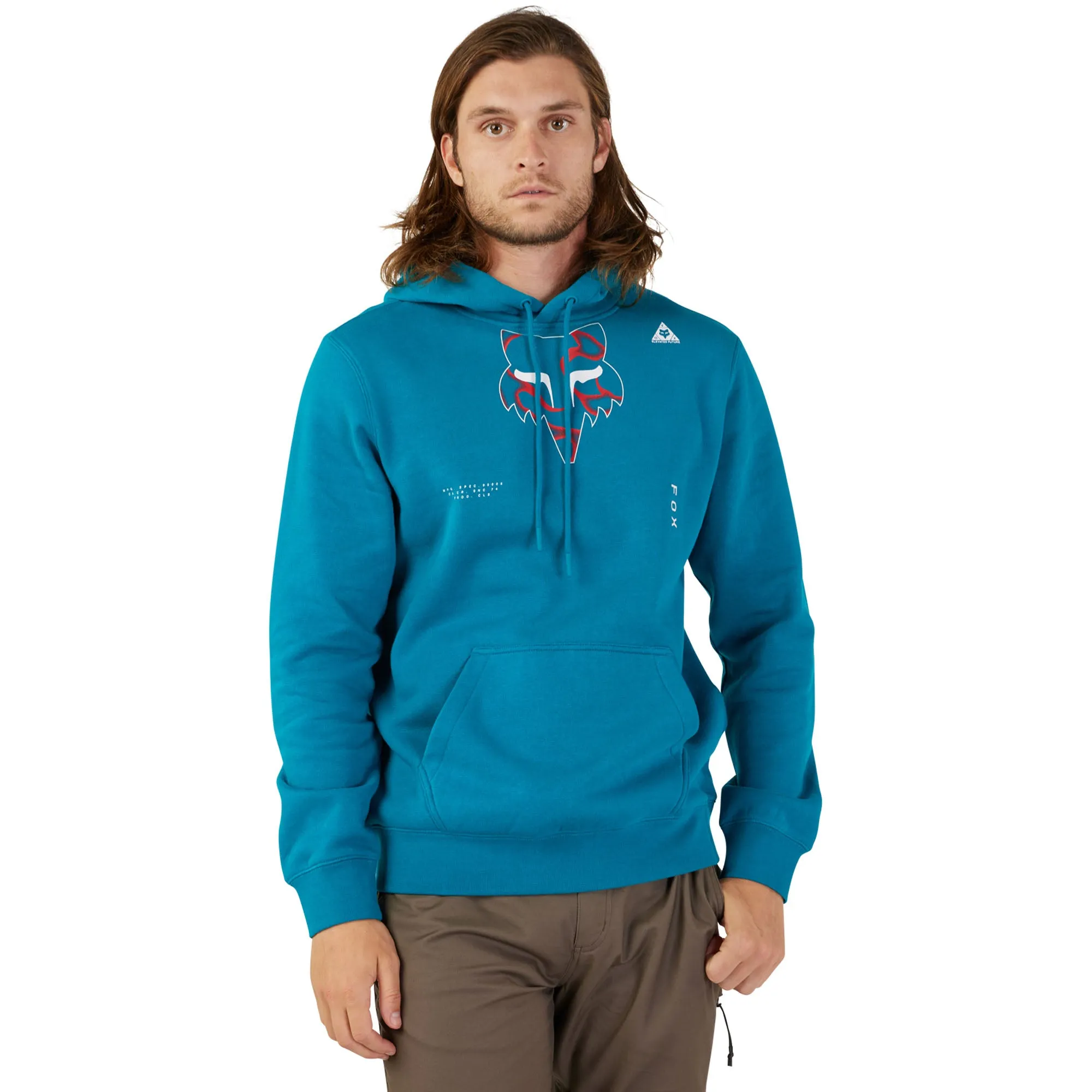 Fox Racing Withered Fleece Pullover Hoodie Maui Blue