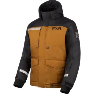 FXR  Mens Excursion Ice Pro Snowmobile Jacket F.A.S.T. 3.0 HydrX Pro Copper Black