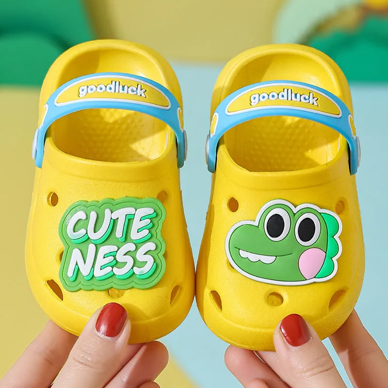 Girls' Fashion Dinosaur Soft Bottom Slippers