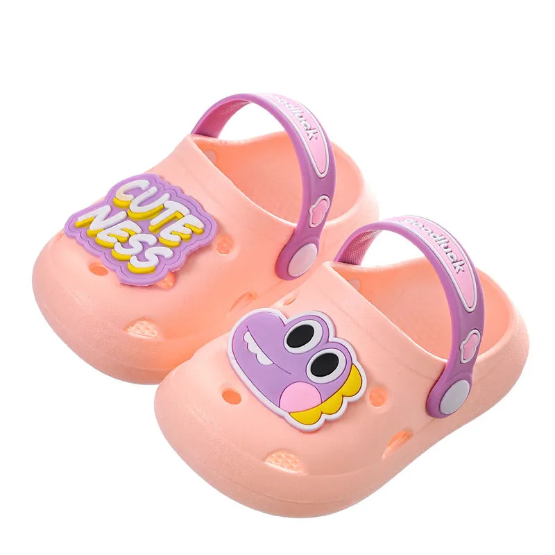 Girls' Fashion Dinosaur Soft Bottom Slippers