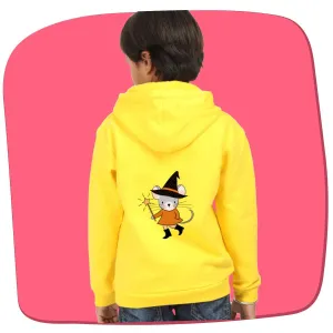 Halloween Mouse Witch - Kids Hooded Sweatshirt