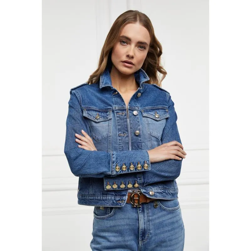 Holland Cooper Iconic Ladies Denim Jacket - Classic Indigo