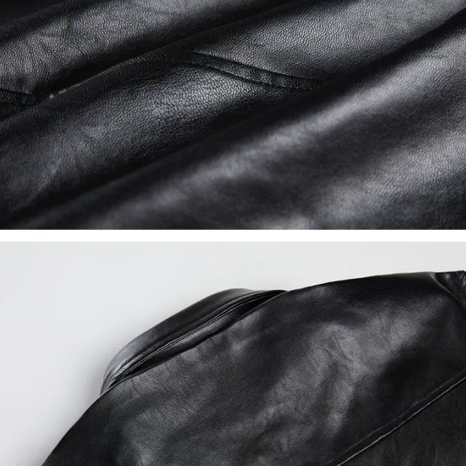 [Korean Style] Faux Leather Biker Jackets