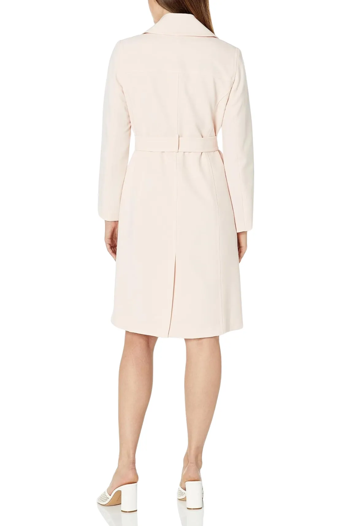 Le Suit 3 Button Crepe Jacket/Skirt Side Slit Suit