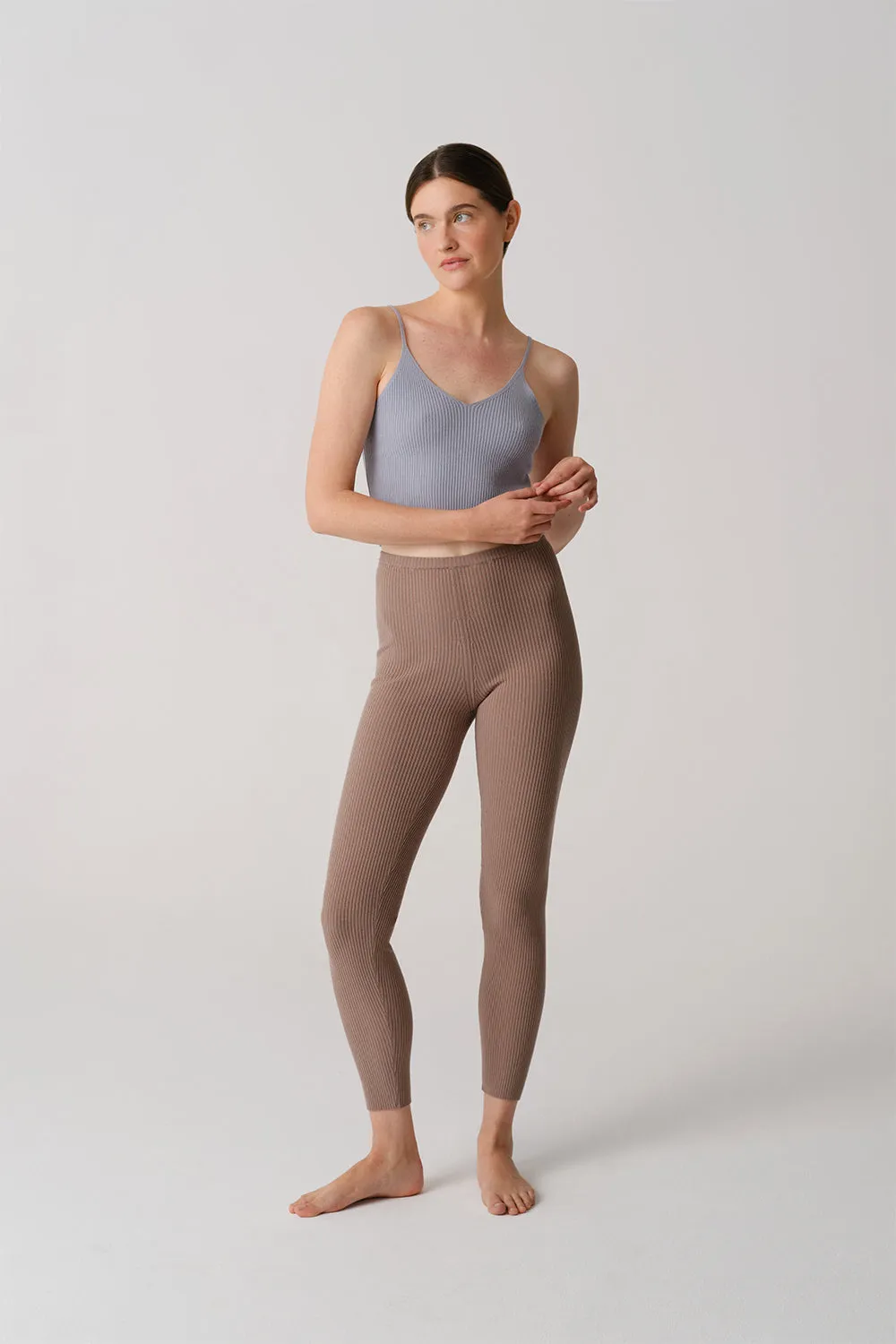 Lunga Leggings Light Brown