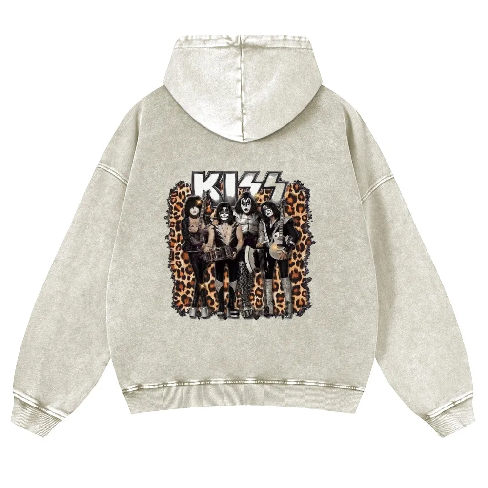 Men's Rock Kiss Band Pullover Hoodies