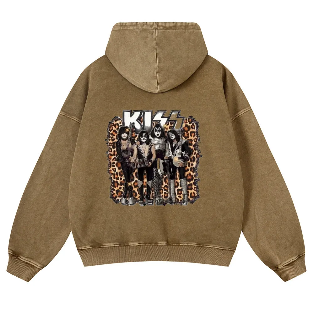 Men's Rock Kiss Band Pullover Hoodies