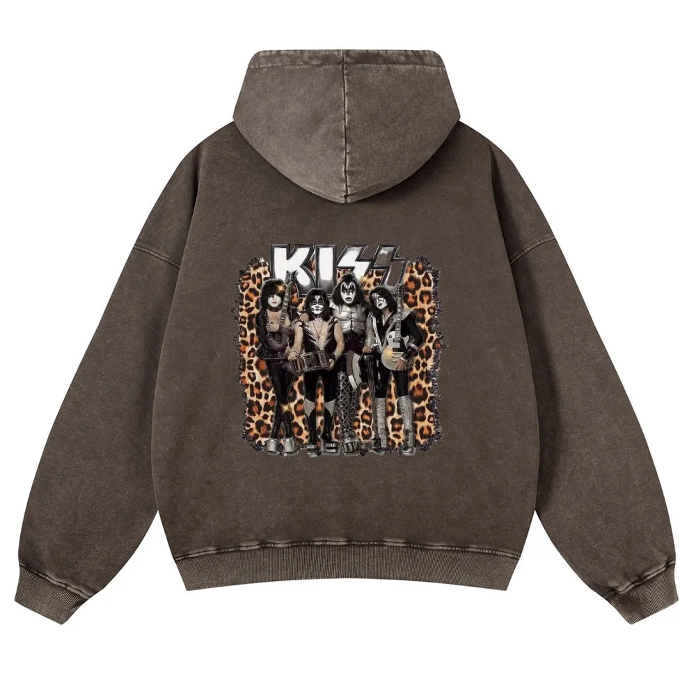 Men's Rock Kiss Band Pullover Hoodies