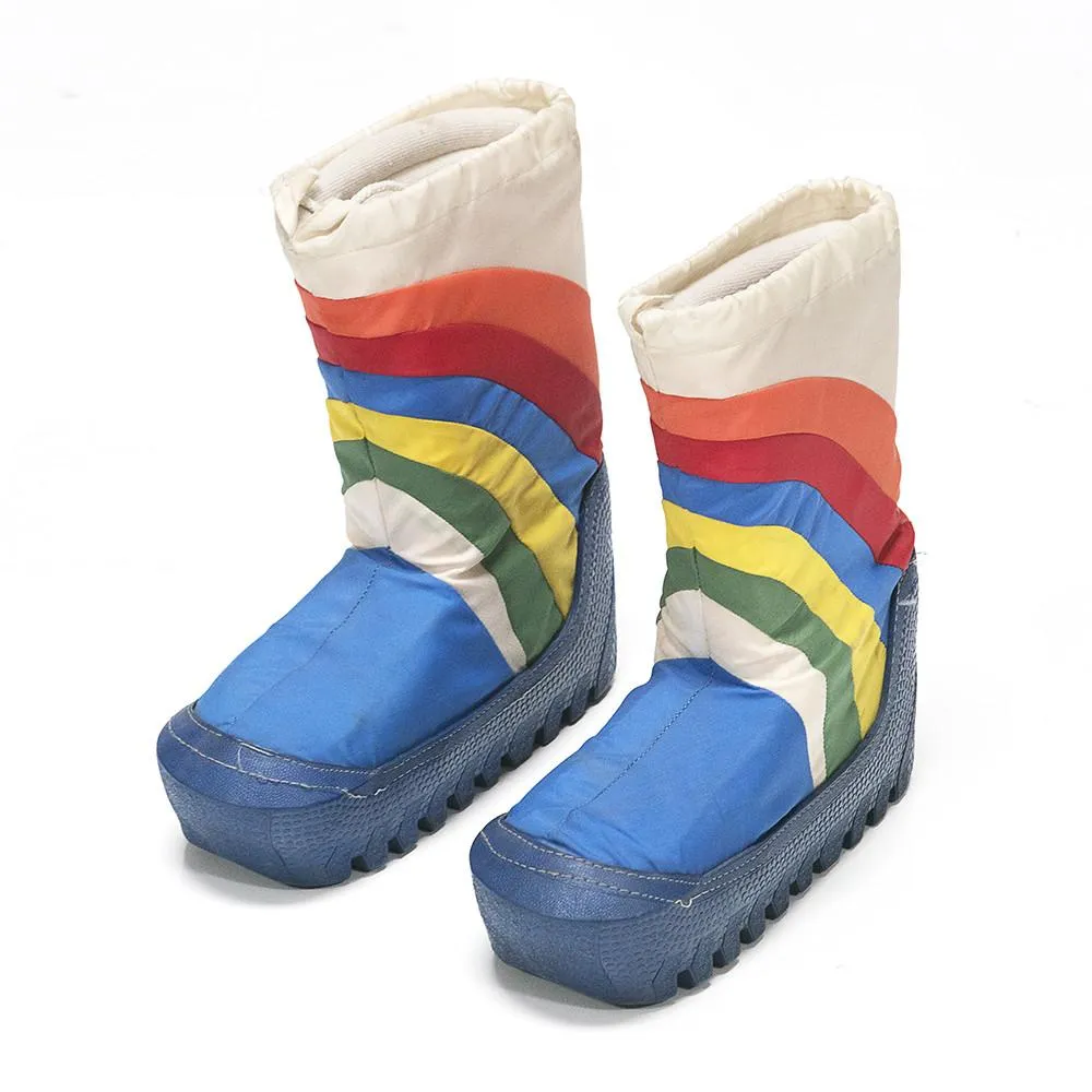 Multi Colored Moon Boots