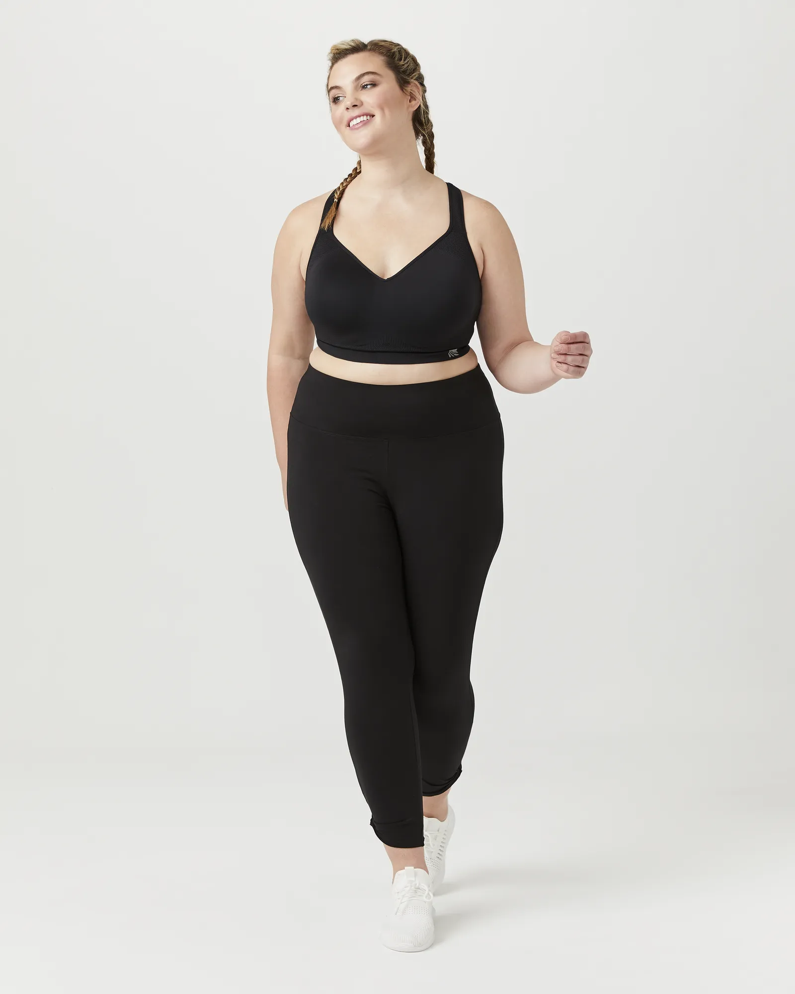 Naya Cropped Legging | Black