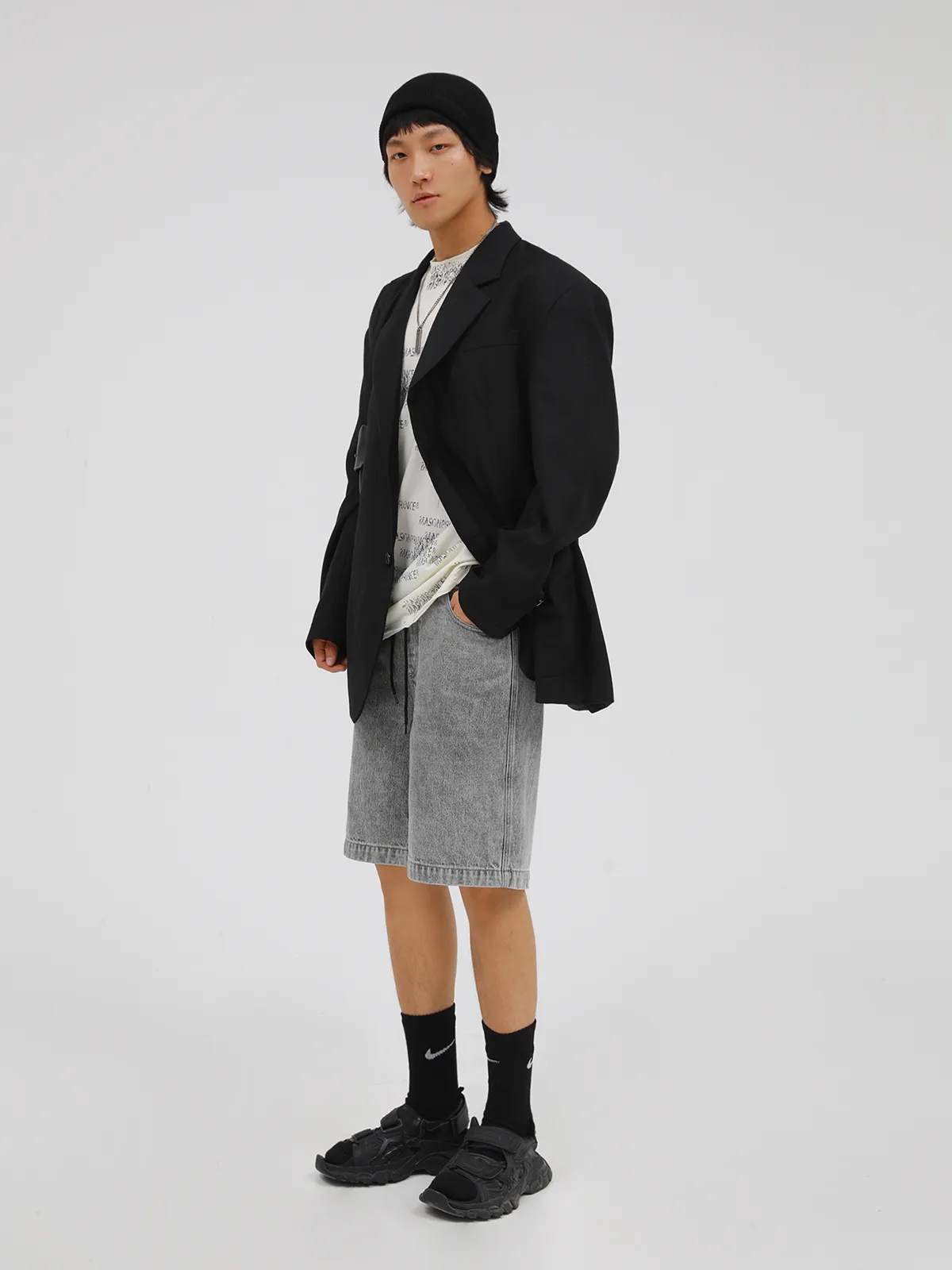 Over Size Wool Blazer