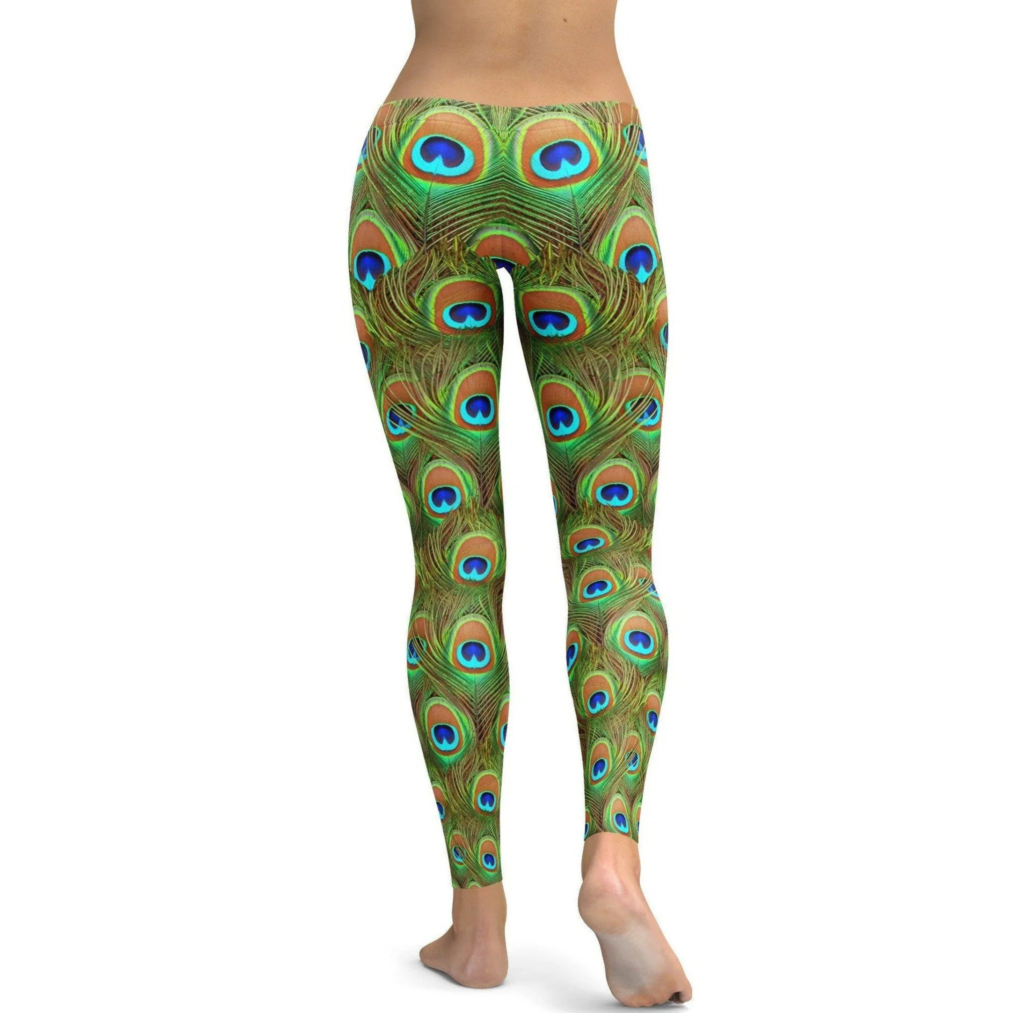 Peacock Feathered Leggings