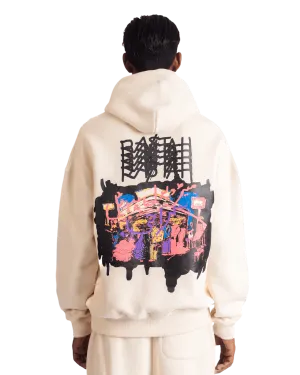 "METROPOLIS DREAM" BEIGE HOODIE