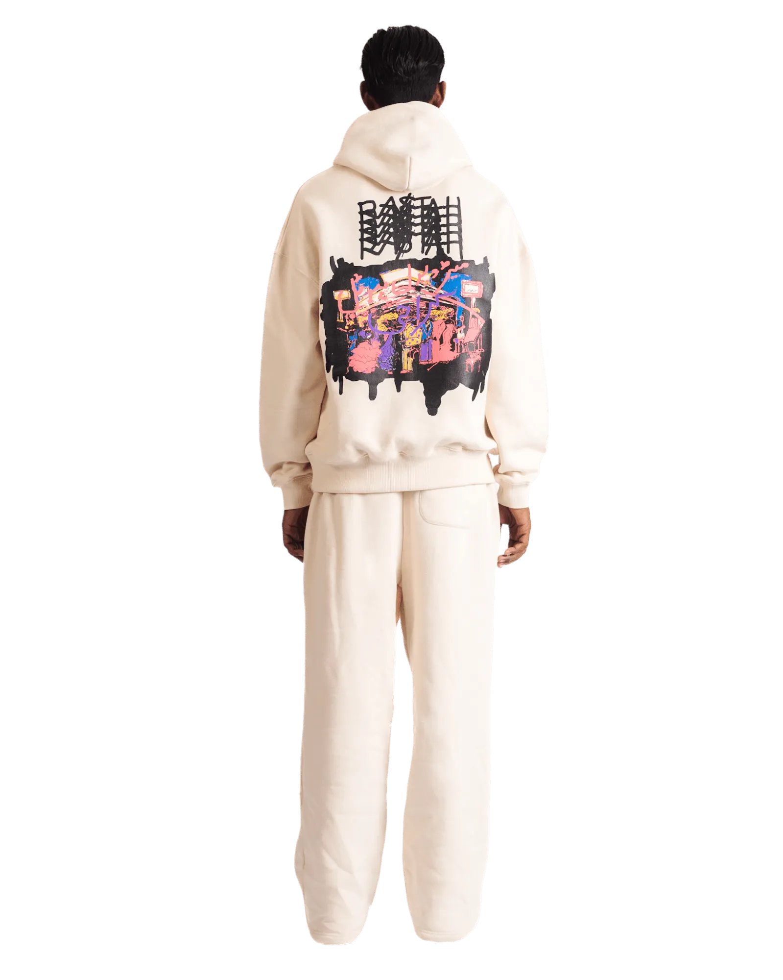 "METROPOLIS DREAM" BEIGE HOODIE