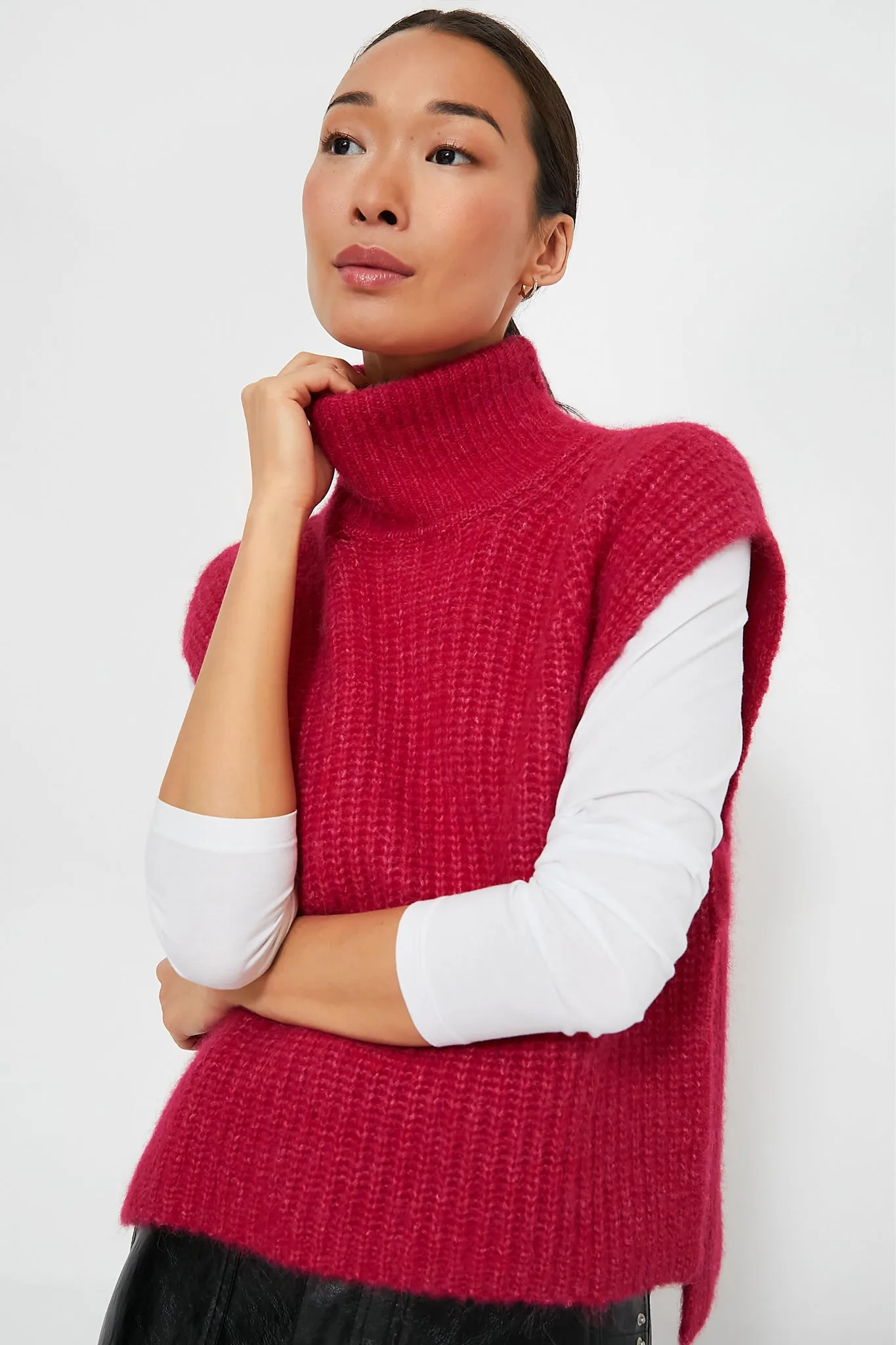 Raspberry Megan Sweater