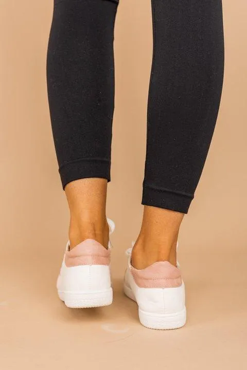 Ready For Anything Light Pink Sneakers