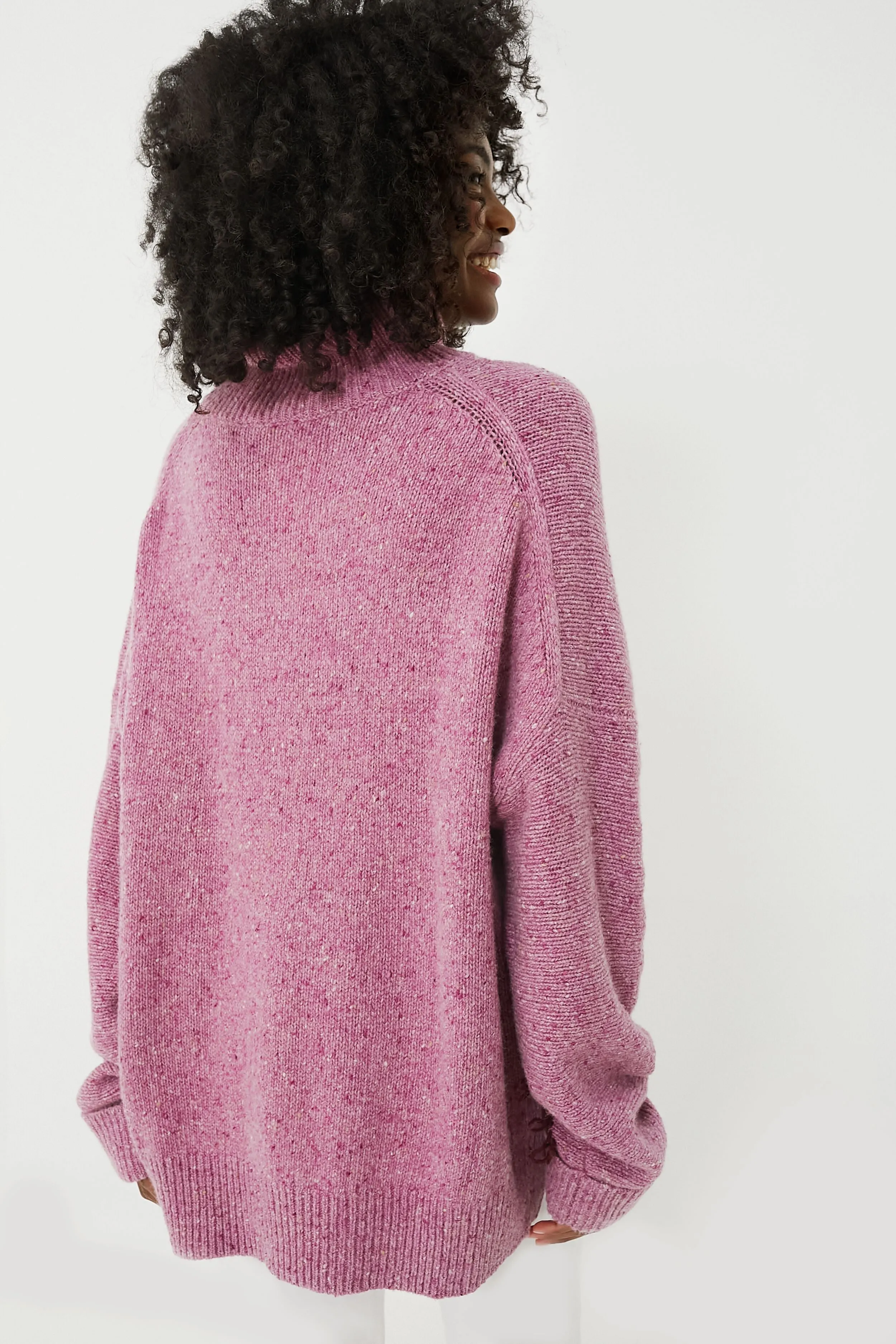 Rose Benoite Turtleneck Sweater