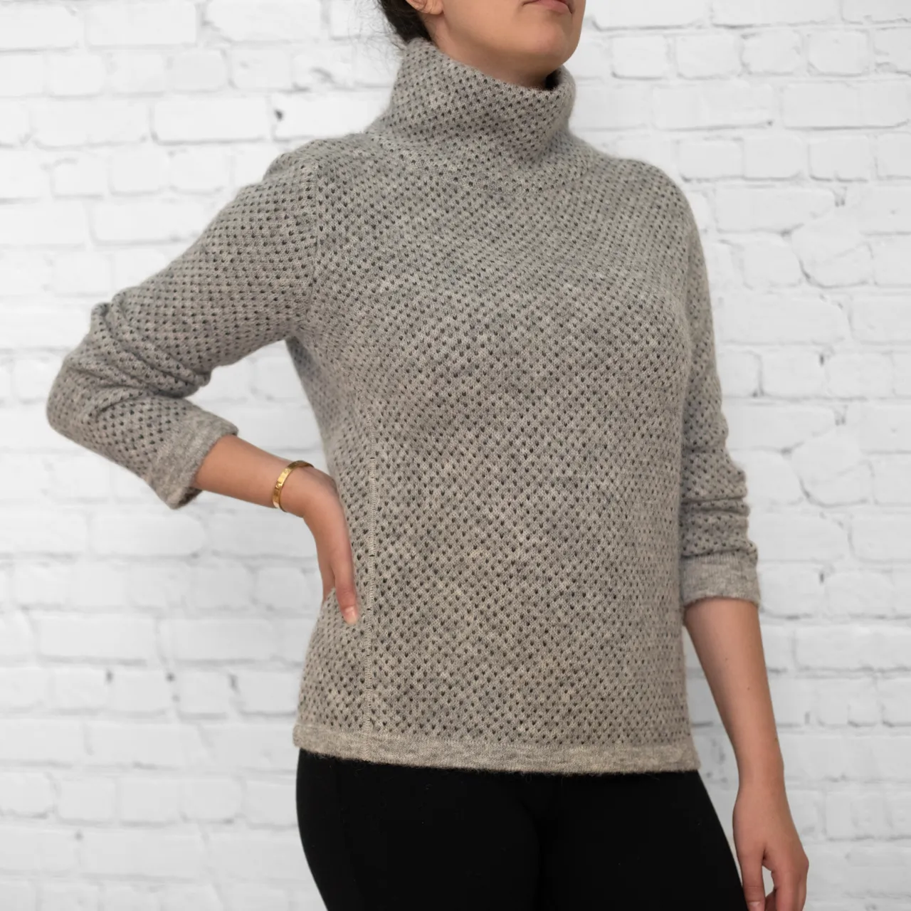 Selbu Mock Alpaca Sweater