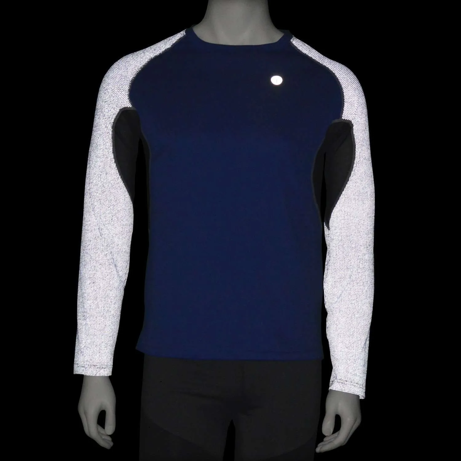 Sentinel Reflective Men's Long Sleeve Shirt in Cobalt/Graphite