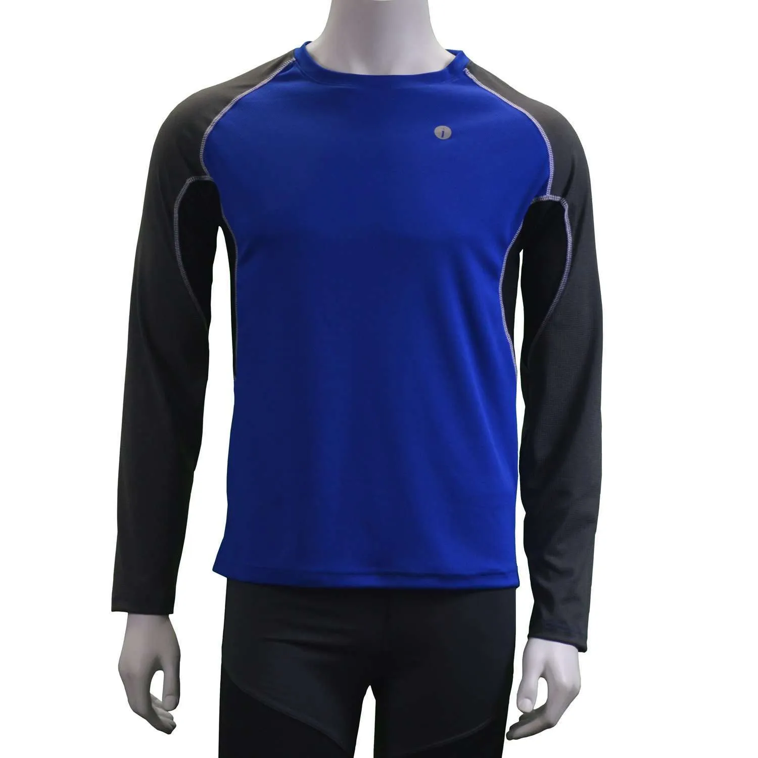 Sentinel Reflective Men's Long Sleeve Shirt in Cobalt/Graphite