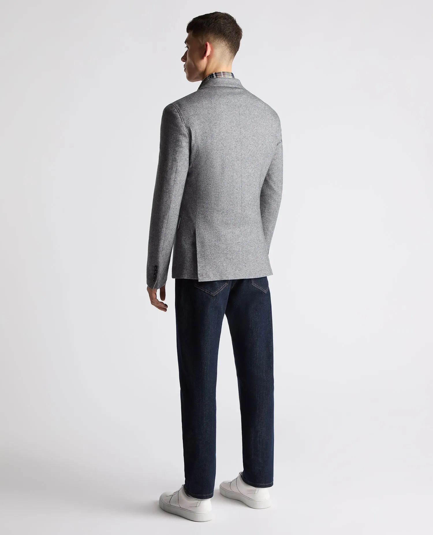 Slim Fit Wool Blend Jacket