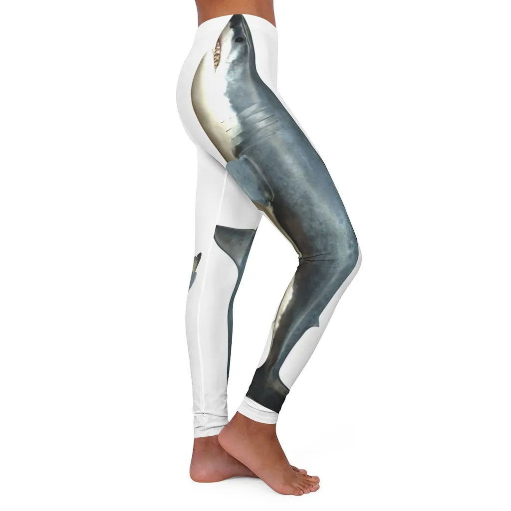 Spandex Leggings AL BLUE DESIGNED LAND SHARK 2