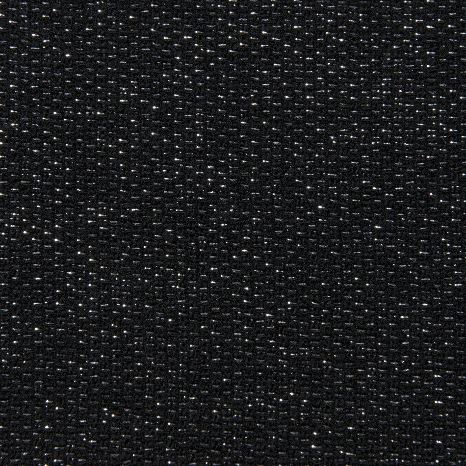 Sparkly Silver Black Wool 574